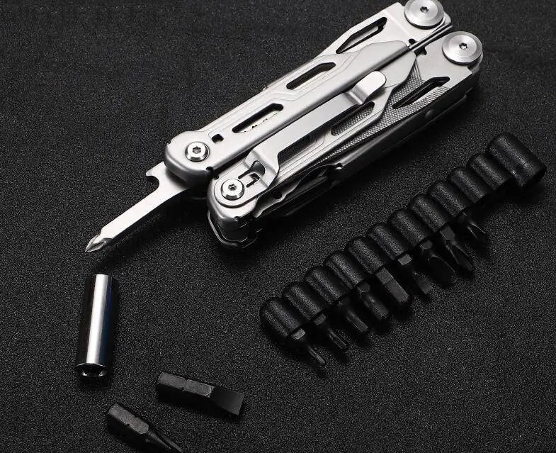 Daicamping DL10 Pocket Multi Folding Knife Plier Multi-purpose Clamp Outdoor EDC Multitools Survival Gear Clip Hand Tool Sets