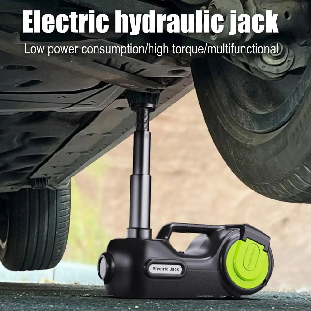 Electric Hydraulic Jack, Portable Car Emergency Tool Kit With Window-Breaking Hammer, Multi-function Emergency Escape Tools