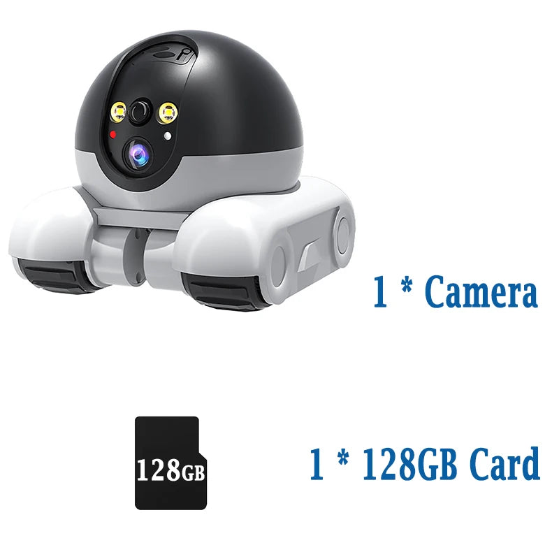 Pet Camera Robot Companion Monitor WiFi Robot APP Remote Control for Dogs Cats Baby Monitor 2-Way Talk, Night Vision Movable