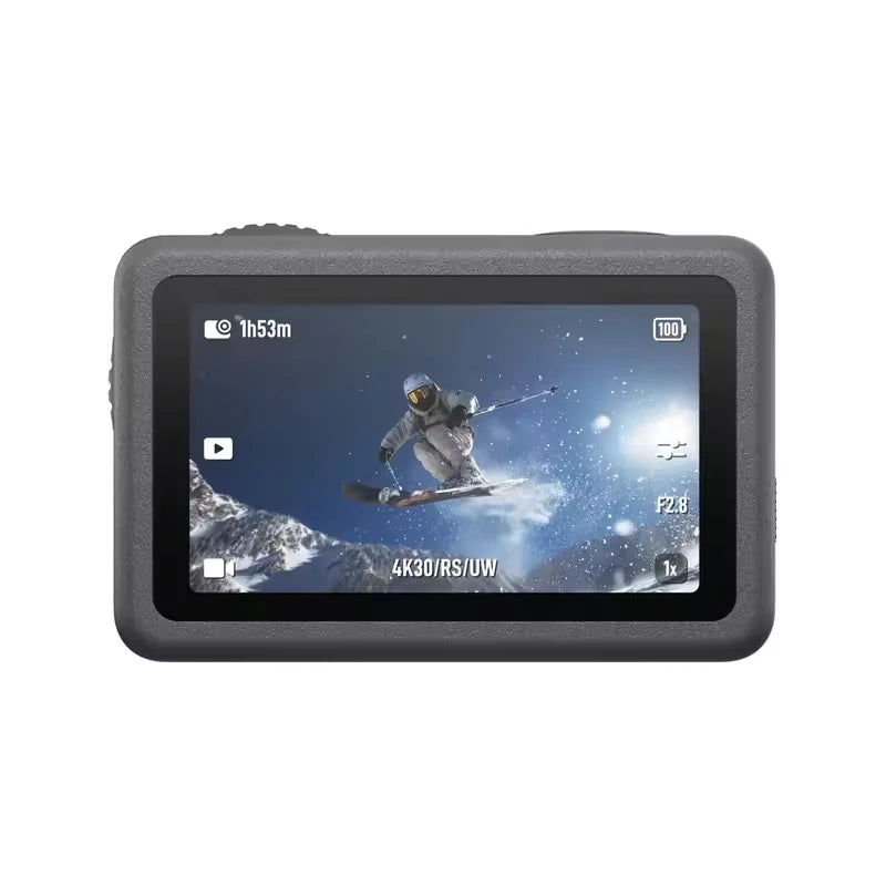 DJI Osmo Action 6 All-New 1/1.1-Inch Square Sensor Variable Aperture f/2.0-f/4.0 Cold-Resistant & 4-Hour Battery Life