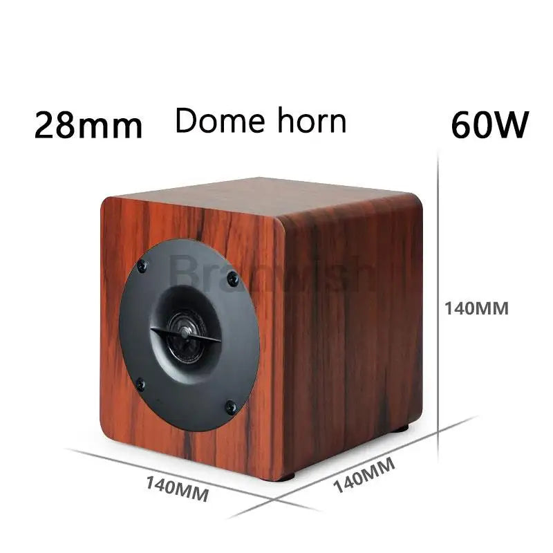 T1 Super Tweeter Speaker 4 Inch Silk Dome Driver Speakers 25KHz Response Sealed Cabinet For HiFi Sound System Audio Enhancement
