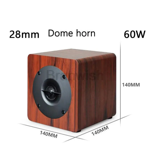 T1 Super Tweeter Speaker 4 Inch Silk Dome Driver Speakers 25KHz Response Sealed Cabinet For HiFi Sound System Audio Enhancement