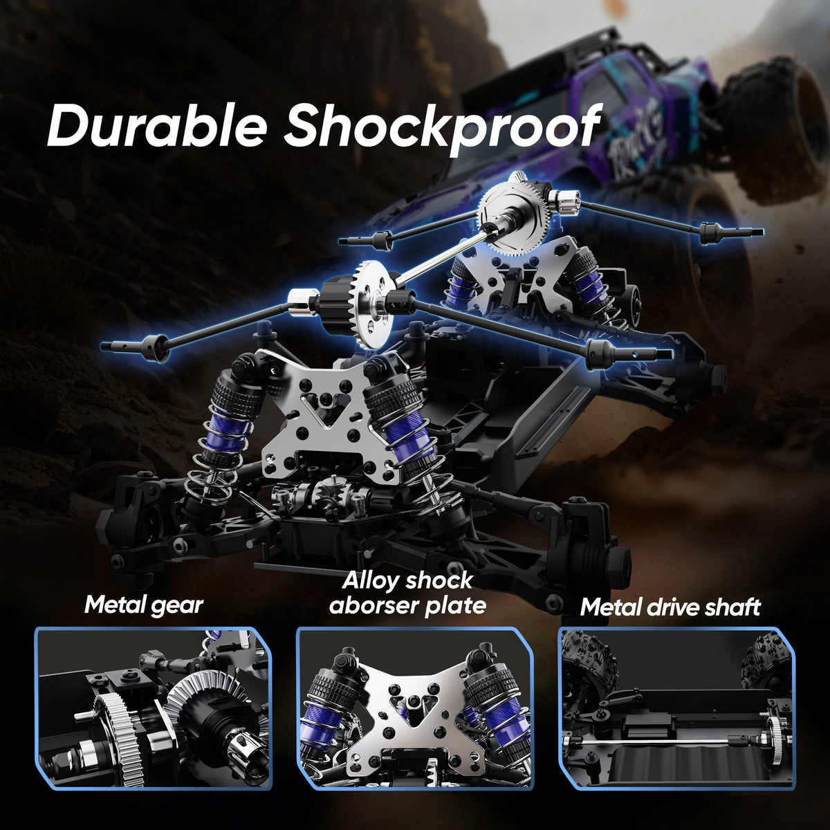 Local Shipping From US JIUSI 1/14 4WD PT14R Rc Car 4x4 Off-Road Rc Truck Brushless 3600KV 80km/h High-Speed 2.4G Remote Control 3S 35C 2200mAh Toy Car Rc Cars For Adults