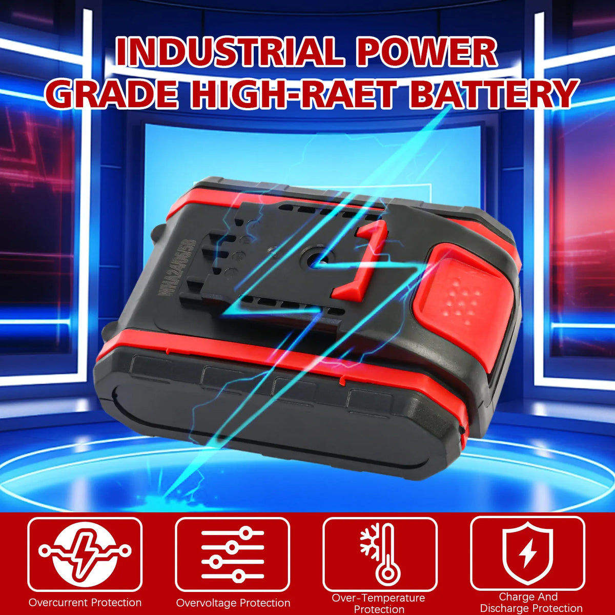 Cordless Drill Impact Driver 21V with 2 Batteries Lithium-Ion and Charger for Drilling Screw Tightening/Loosening Power Tool