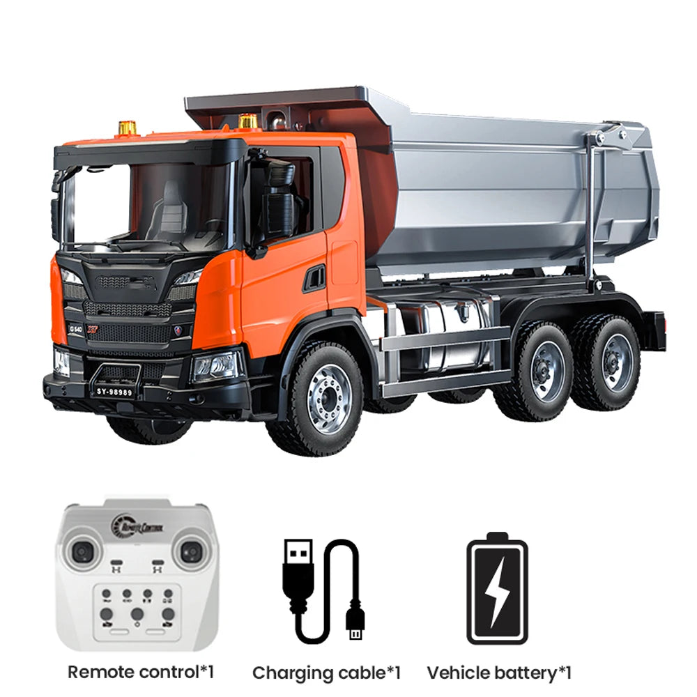 Double E E598  EC160E 1:16 E593 17CH RC Excavator Car Model 3 IN 1 Dual-mode crawler  remote control Truck Digger Toys boys