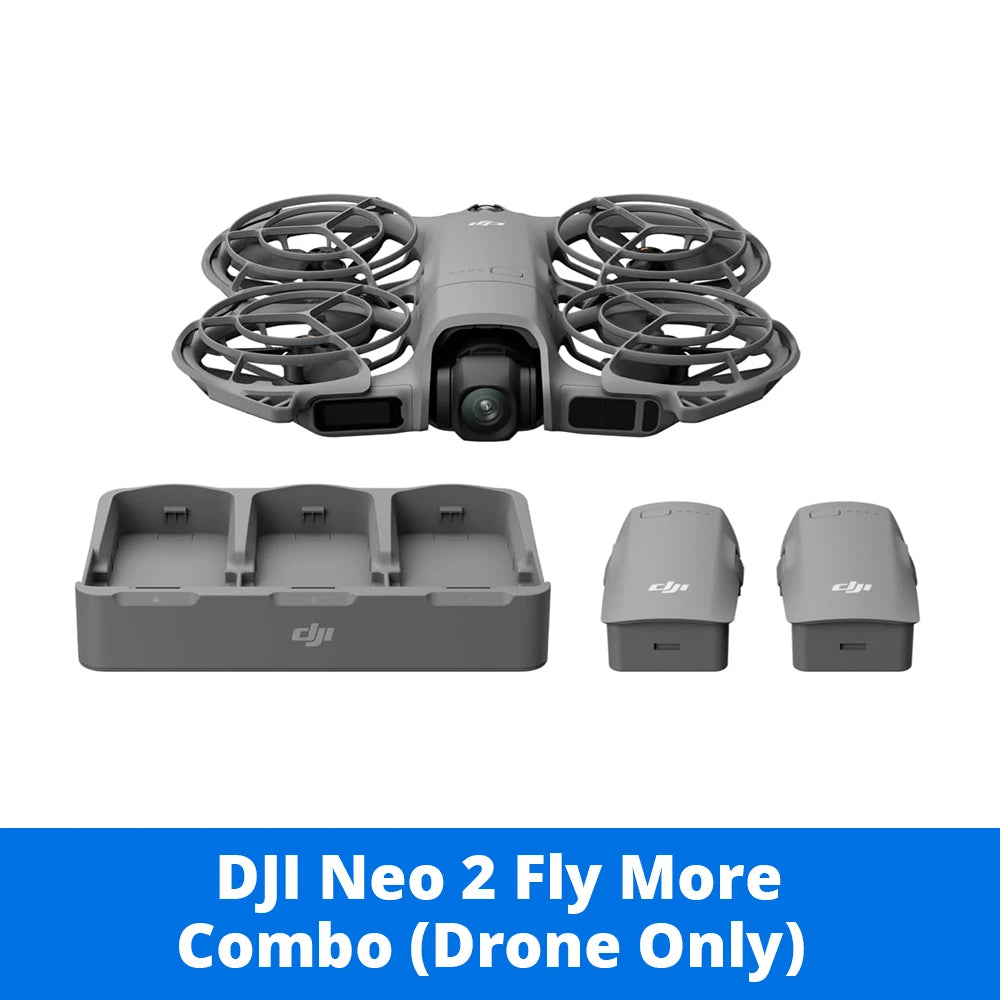 DJI Neo 2 Drones with a Camera - 151g Lightweight UAV, Drone 4K Professional 100FPS Camera, Palm Takeoff & Gesture Control, ActiveTrack for Cycling, Omnidirectional Obstacle Avoidance