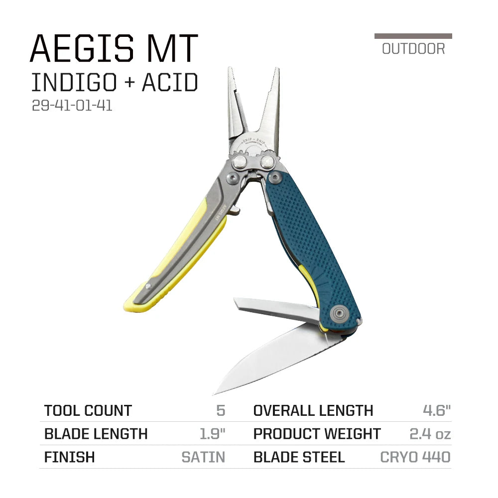 SOG 5 In 1 Mini Compact Multitool Pliers Lightweight EDC Pocket Knife Hunting Fishing Camping Supplies Micro Tools Equipment