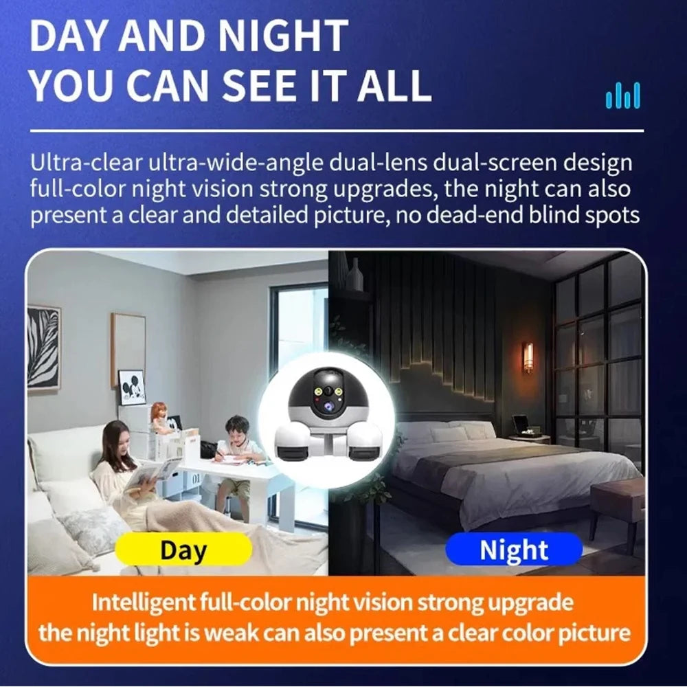 Pet Camera Robot Companion Monitor WiFi Robot APP Remote Control for Dogs Cats Baby Monitor 2-Way Talk, Night Vision Movable