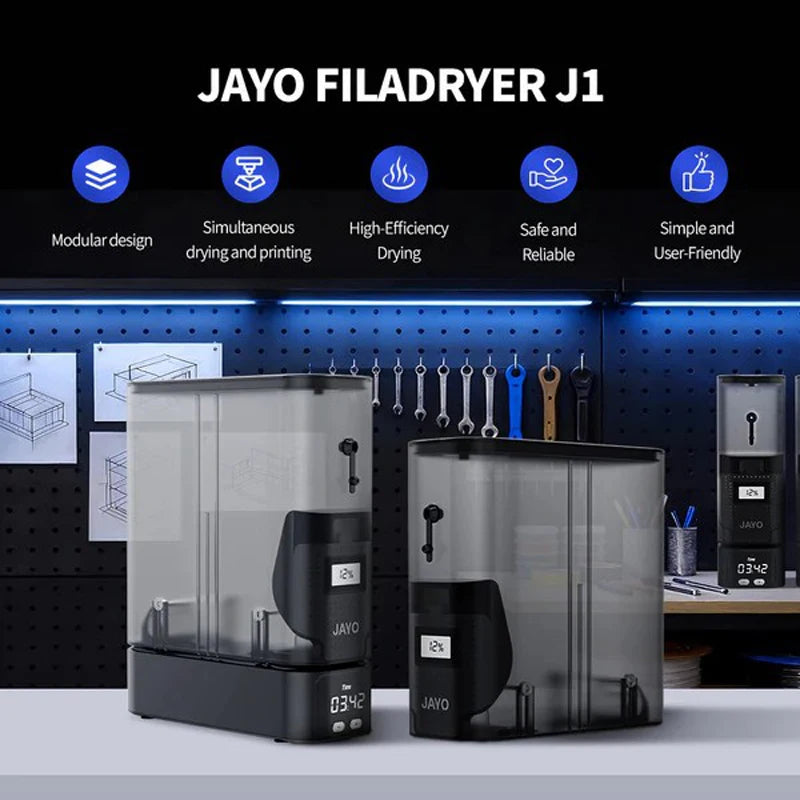 JAYO FDM J1 Upgrade Storage Saving Arid Machine Mate 360° Surround Keeping  2 Filament Volumes At The Same Time Dry Box Heater