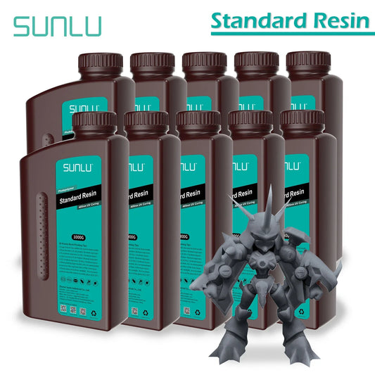 SUNLU Standard Photosensitive Resin for 3D Printing - Low Odor,High Precision,Easy to Use,Great for Beginners,Cost-Effective
