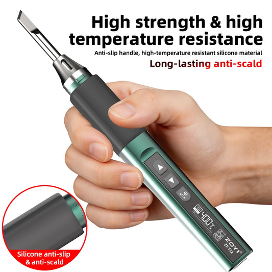 ZOYI ZT-T12 100W Smart Constant Temperature Soldering Iron Multi-Protocol Portable High Power for Small Home Repair