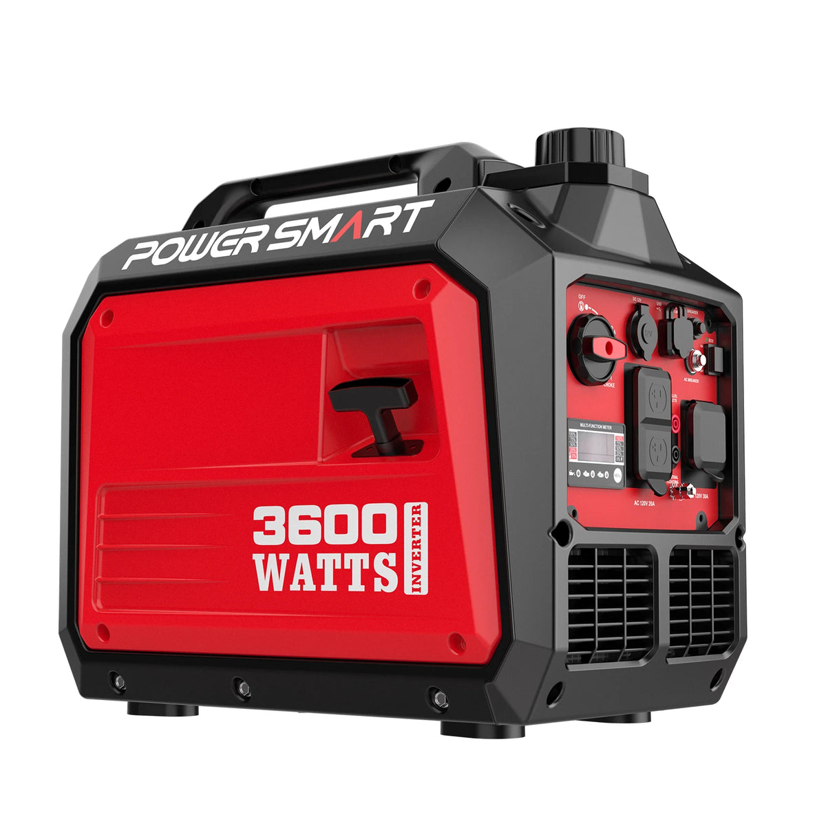 3600W Inverter Generator, 3200W Rated Gas Powered Portable Generator, 149cc Lightweight Low Noise Generator for Home RV Camping Emergency Backup