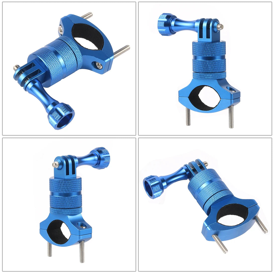 Bicycle Mount Rotatable Bike Handlebar Holder Adapter Bracket for GoPro Hero 13 12 11 10 9 8 7 6 Yi 4K Sjcam Camera Accessories
