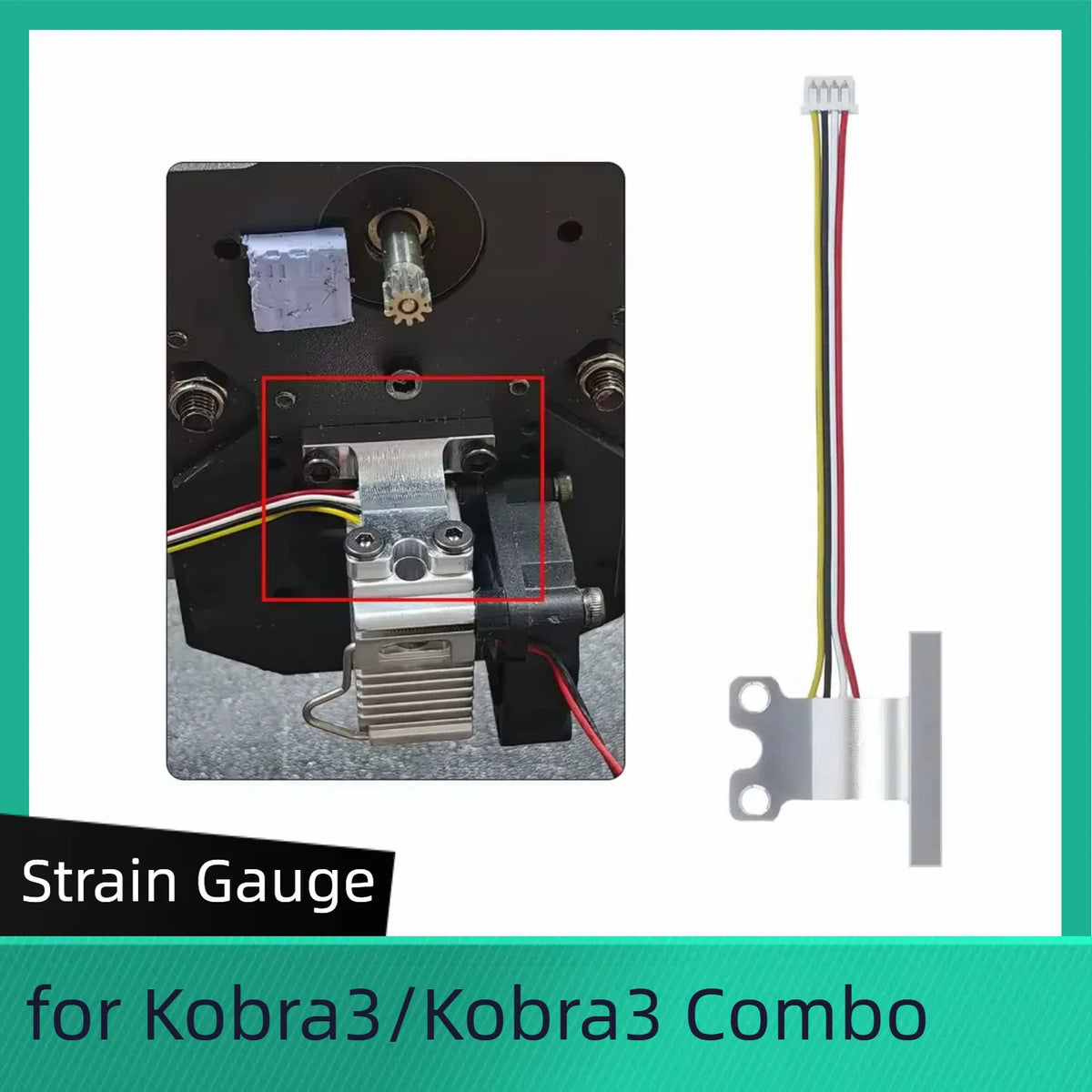 For Kobra 3/3 Combo Print Head Original Extruder Assembly for Anycubic Kobra 3/Kobra 3 Combo/ Kobra3 V2 Hotend Accessory