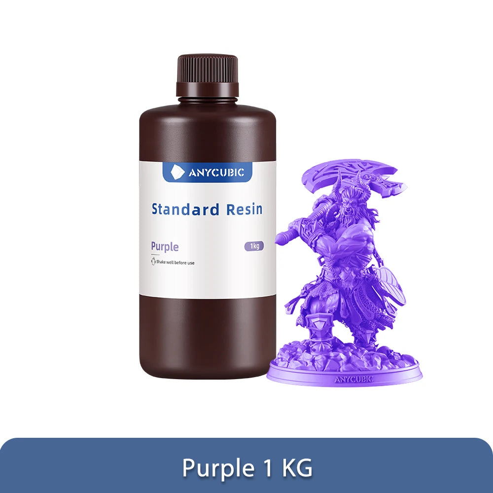 ANYCUBIC Standard Resin 405nm UV Resin LCD 3D Printer Photosensitive Resin For Photon Mono 7 Pro Figurines 3D Printing Materials