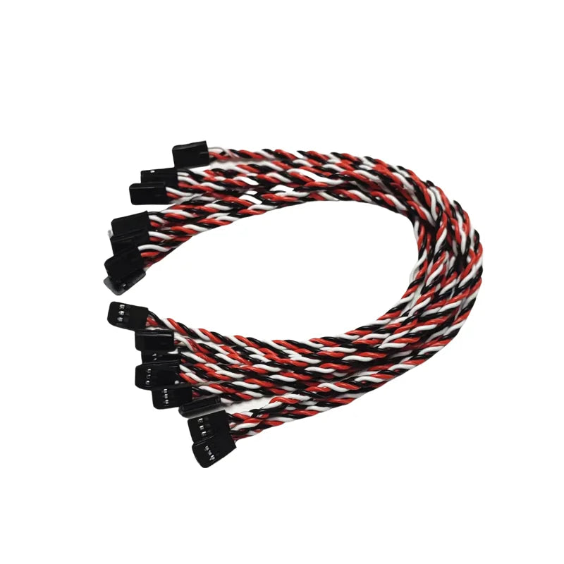 Male to Male Servo Extension Cable 60 Core Anti Plug Lead Cord Wire JR Futaba Plug Connector 10pcs/Lot Flight Control RC Parts