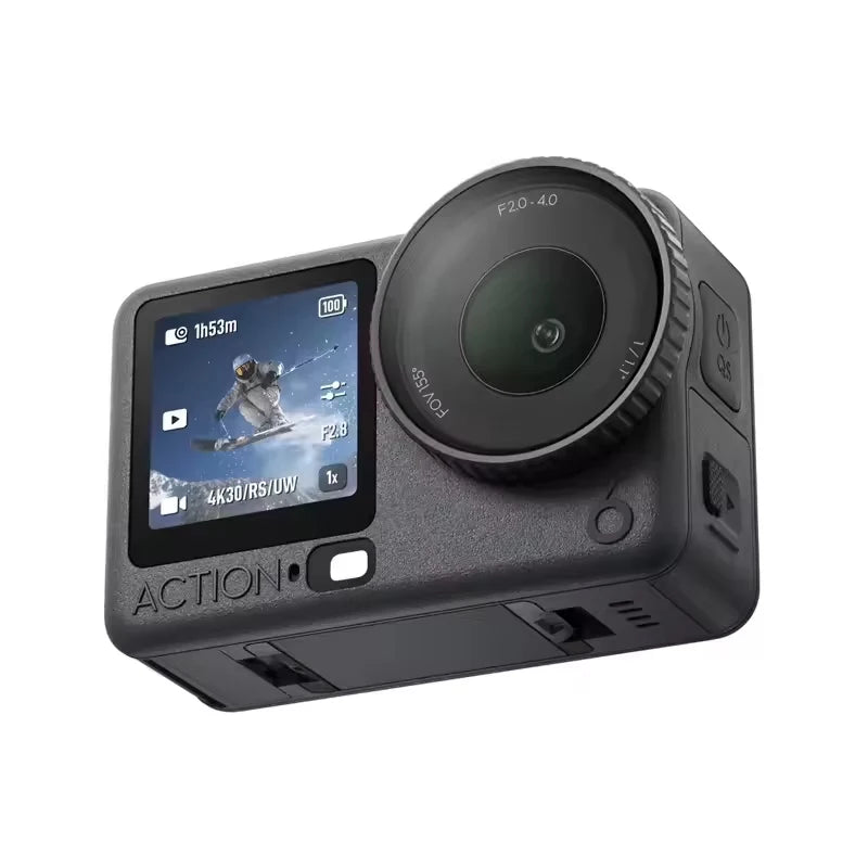 DJI Osmo Action 6 All-New 1/1.1-Inch Square Sensor Variable Aperture f/2.0-f/4.0 Cold-Resistant & 4-Hour Battery Life