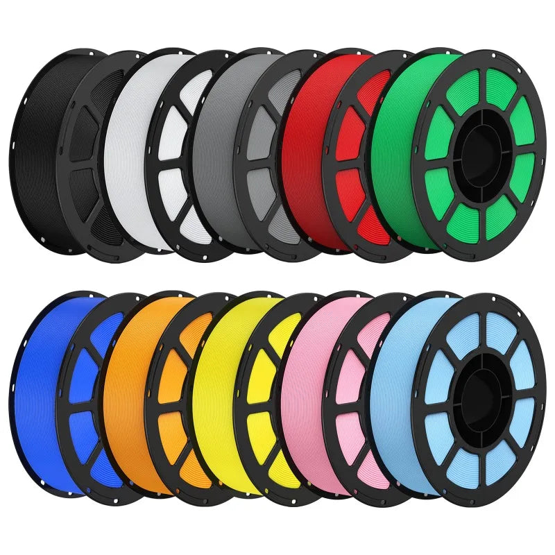 PETG 3D Printer Filament 1KG 1.75m for Tuozhu High Speed Printing Flat Cable Neat Winding Consumables Impact Resistant Durable