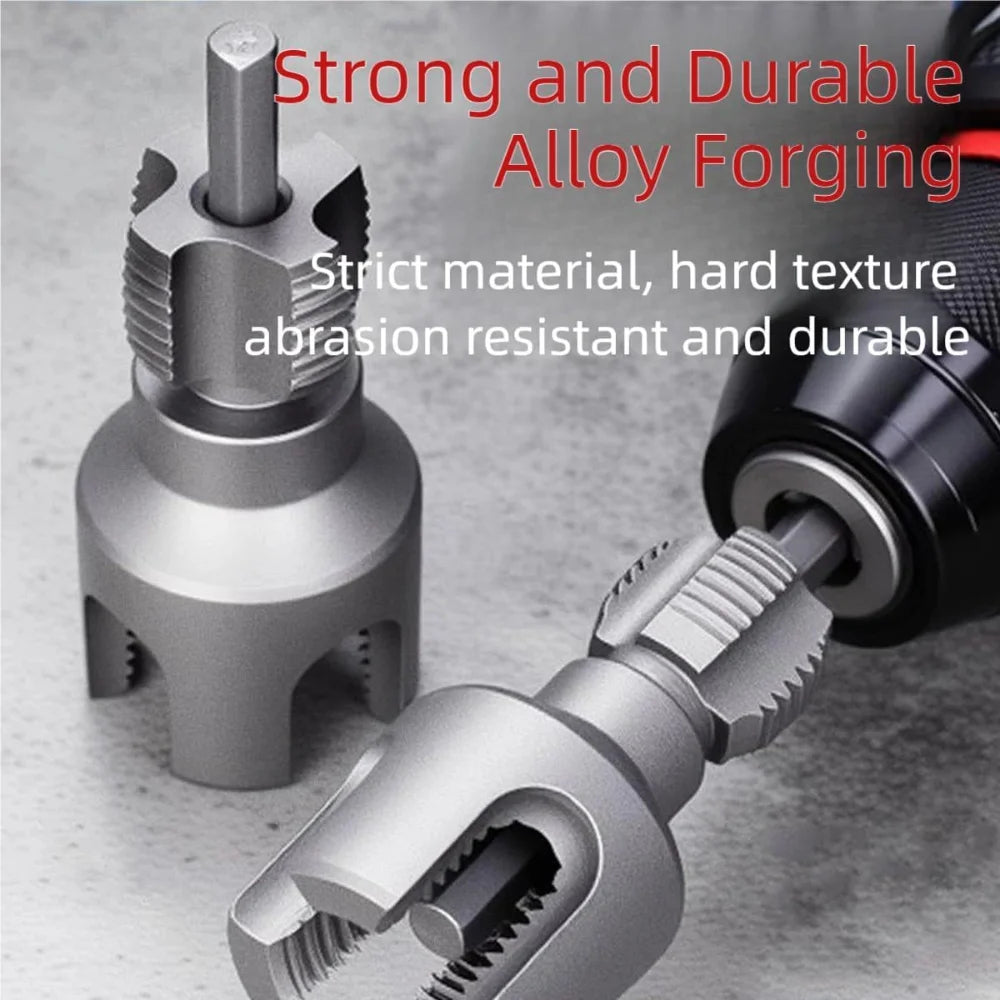 DN15/20/25 Pipe Threading Tool Hex Shank Die Internal External Threads 1/2&3/4&1 INCH Water Pipes PPR PVC MPP Detachable