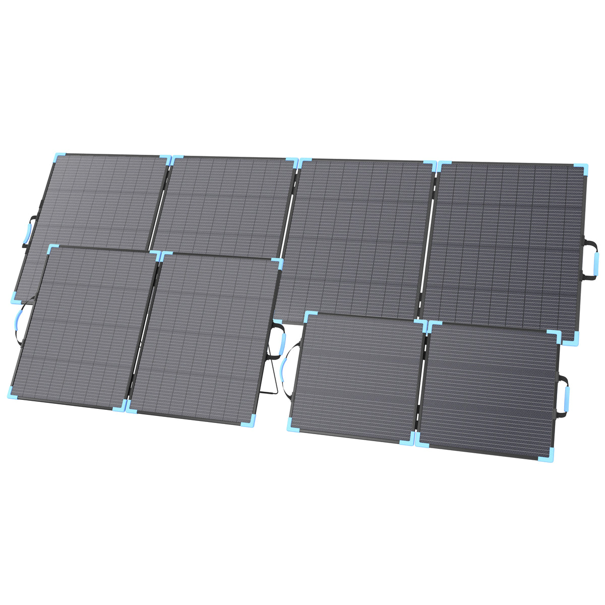 E-POWO Bifacial Foldable Solar Panel 110W/220W/400W Charger Solar with 23.4% Energy Conversion Rate For Car Boat Caravan Camping
