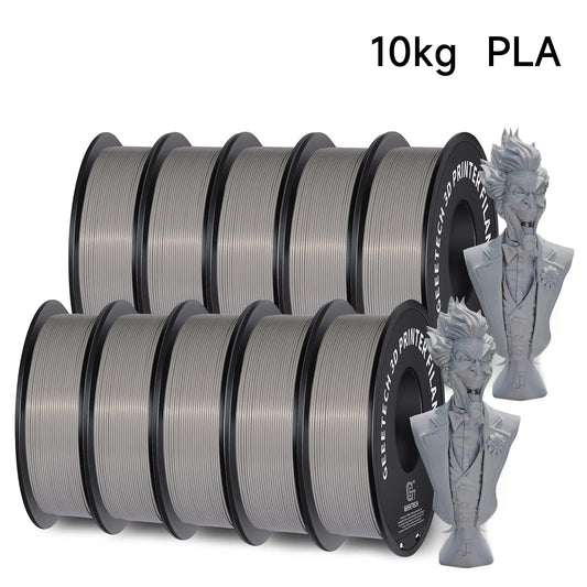 GEEETECH 10Kg In One Box Matte/PETG/Silk PLA/TPU/ABS 3D PLA Filament 1.75mm Spool Wire For 3D Printer Material,Safety
