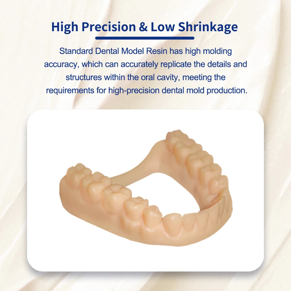 Antinsky Standard Dental Model Resin 405nm1KG for HeyGears/Phrozen LCD 3D Printer Heat Resistant 3D Dental Resin