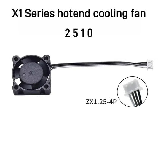 Original Hotend For Bambu Lab X1 X1C P1P P1S Hard Steel Nozzles Bamboo Bambulabs Combo Thermistor For bambu lab cooling fan