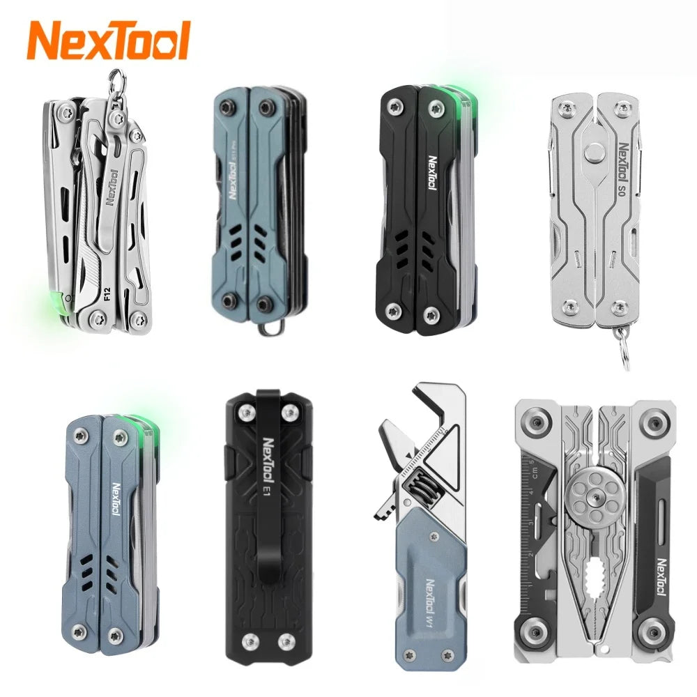 NexTool Multitool Mini Flagship F12 Mini Sailor S0 S11 Pro E1 Adjustable Wrench W1 W2 All Portable EDC Multitool Hand Tools