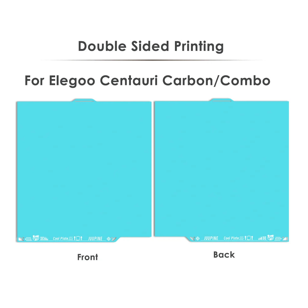 Elegoo Centauri Carbon Build Plate Smooth PEO Sheet PET Carbon Fiber Heatbed Spring Steel Sheet PEI Plate For Centauri Carbon 2