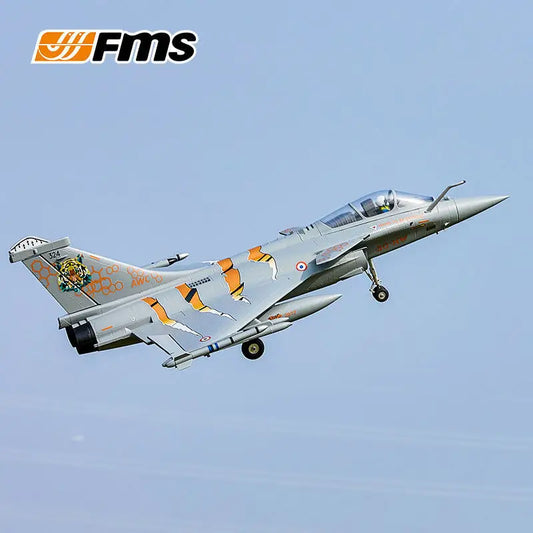 FMS 64mm Rafale EDF RC Jet Scale Fixed Wing Fighter Aircraft Model Electric Ducted Fan RC Remote Control Airplane Hobby Toy