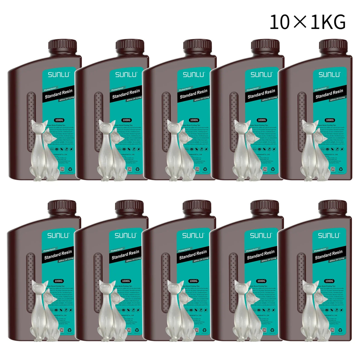 SUNLU Standard Photosensitive Resin for 3D Printing - Low Odor,High Precision,Easy to Use,Great for Beginners,Cost-Effective