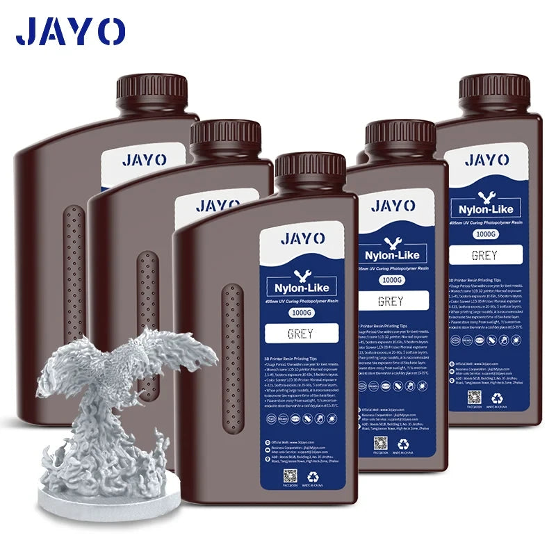 JAYO impresora 3d resina Standard/Water Washab/ABS-Like/PA-Like10KG UV Photopolymer Resin Liquid 405nm For LCD 3D Printer