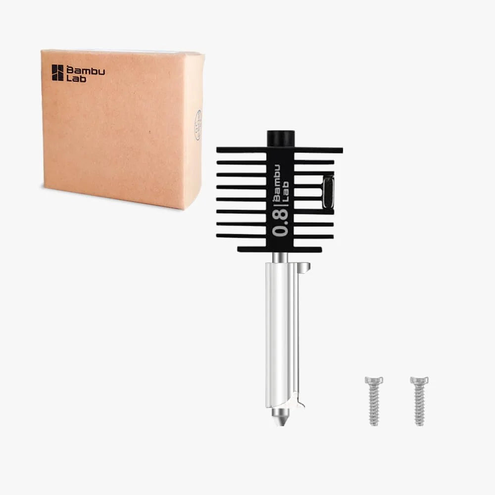 Bambu Lab Original 0.4MM A2L/A1/A1 mini Nozzle Assembly Hotend Kit 0.2MM Stainless Steel 0.6 0.8MM Hardened Steel A1 Series