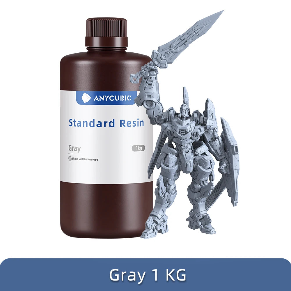ANYCUBIC Standard Resin 405nm UV Resin LCD 3D Printer Photosensitive Resin For Photon Mono 7 Pro Figurines 3D Printing Materials