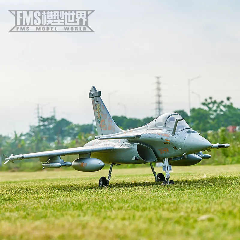 FMS 64mm Rafale EDF RC Jet Scale Fixed Wing Fighter Aircraft Model Electric Ducted Fan RC Remote Control Airplane Hobby Toy