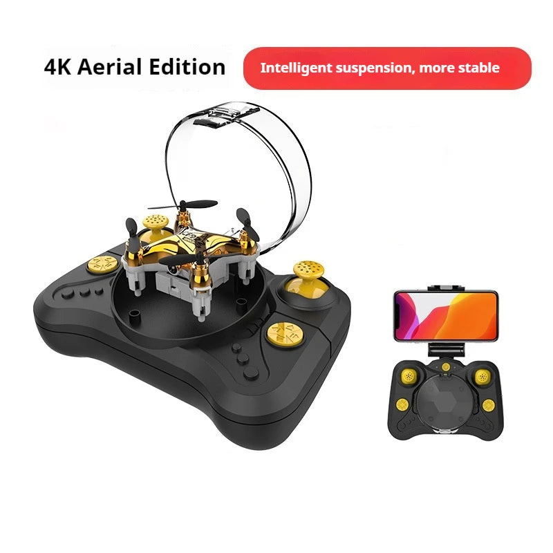 New Mini K01 Aerial Drone Remote Controlled Aircraft Helicopter Children'S Toy Electroplated Body Ht02 Suitable For Beginners