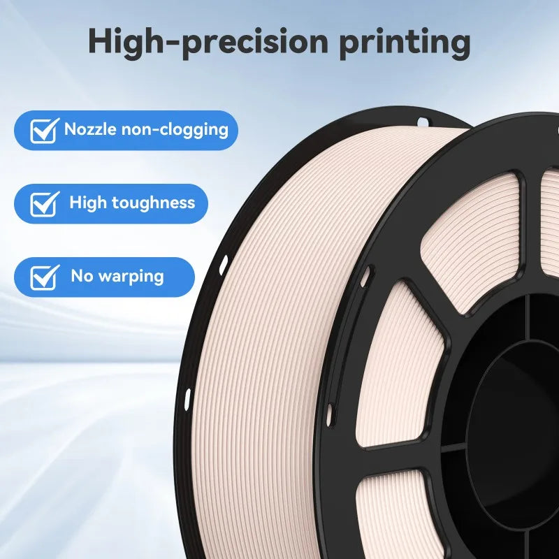 PETG 3D Printer Filament 1KG 1.75m for Tuozhu High Speed Printing Flat Cable Neat Winding Consumables Impact Resistant Durable