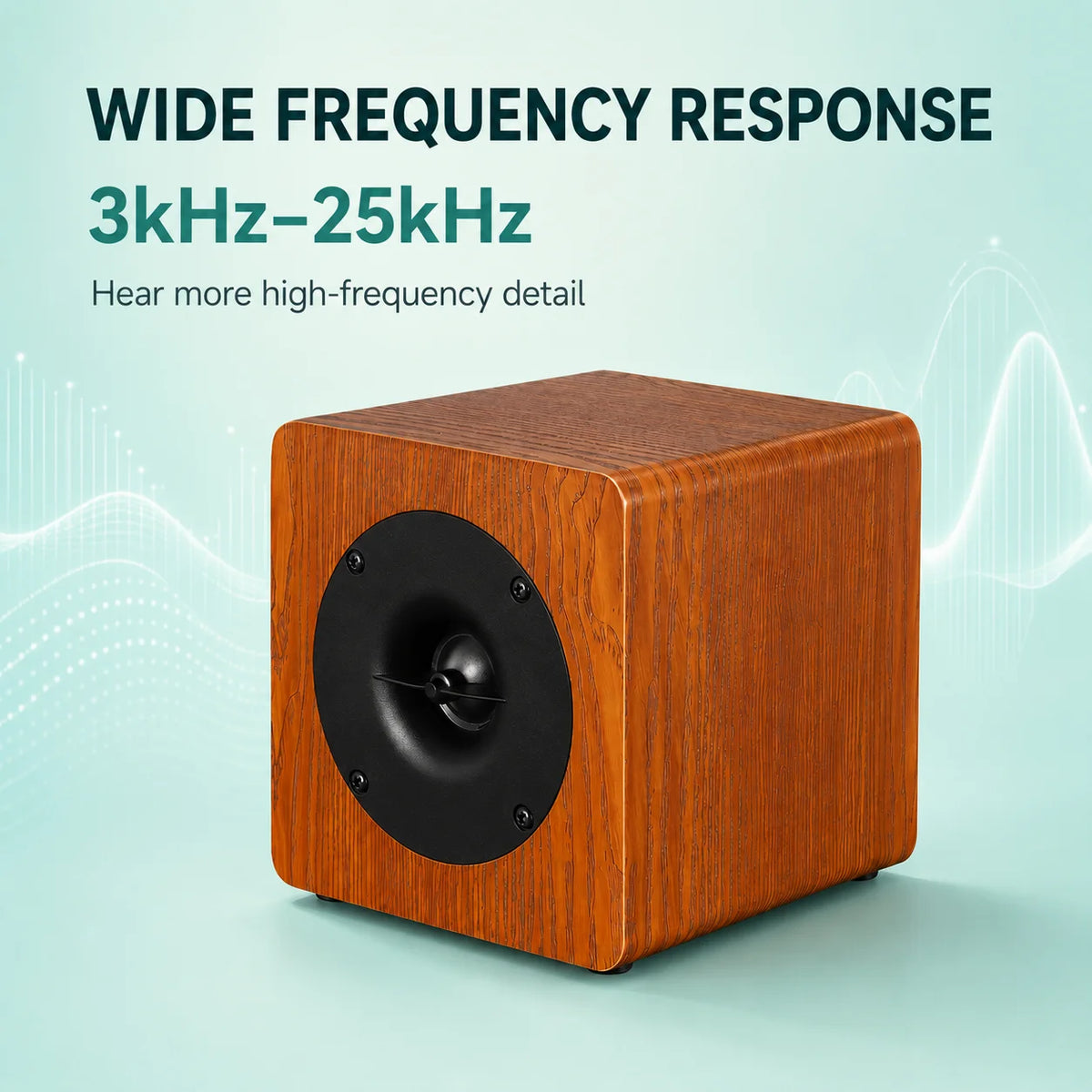 T1 Super Tweeter Speaker 4 Inch Silk Dome Driver Speakers 25KHz Response Sealed Cabinet For HiFi Sound System Audio Enhancement
