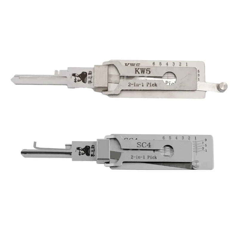 KW1 SC1 LISHI 2-in-1 Pick Decoder For Kwikest Lock For Schlage KW5 SC4 Lock Civil lock tool Locksmiths tool