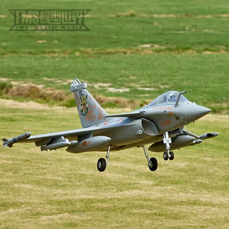 FMS 64mm Rafale EDF RC Jet Scale Fixed Wing Fighter Aircraft Model Electric Ducted Fan RC Remote Control Airplane Hobby Toy