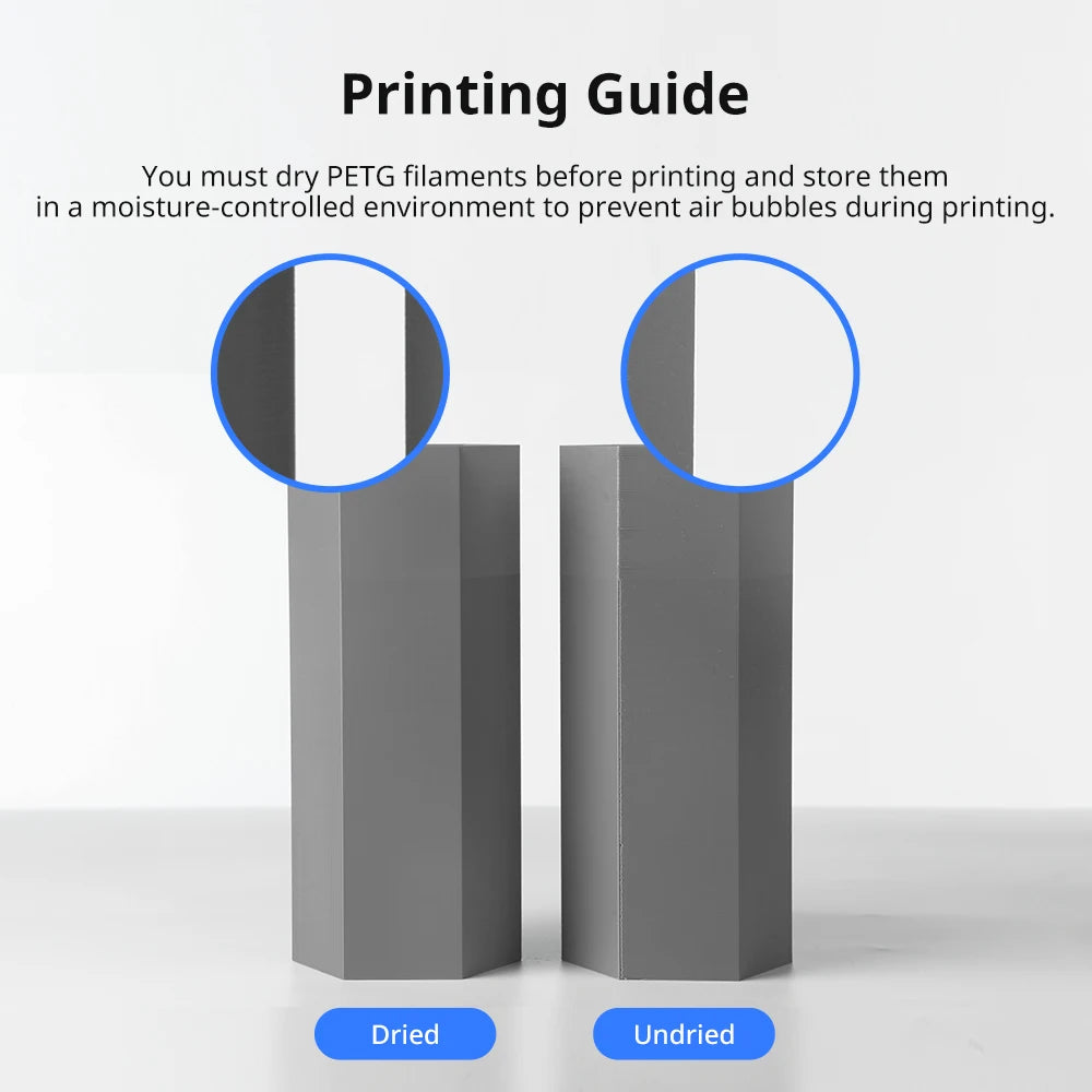 ANYCUBIC 1kg PETG Filament Colorful Transparent 3D Printer Filament PETG Printing Material For FDM Kobra S1 Combo Kobra 3 Combo