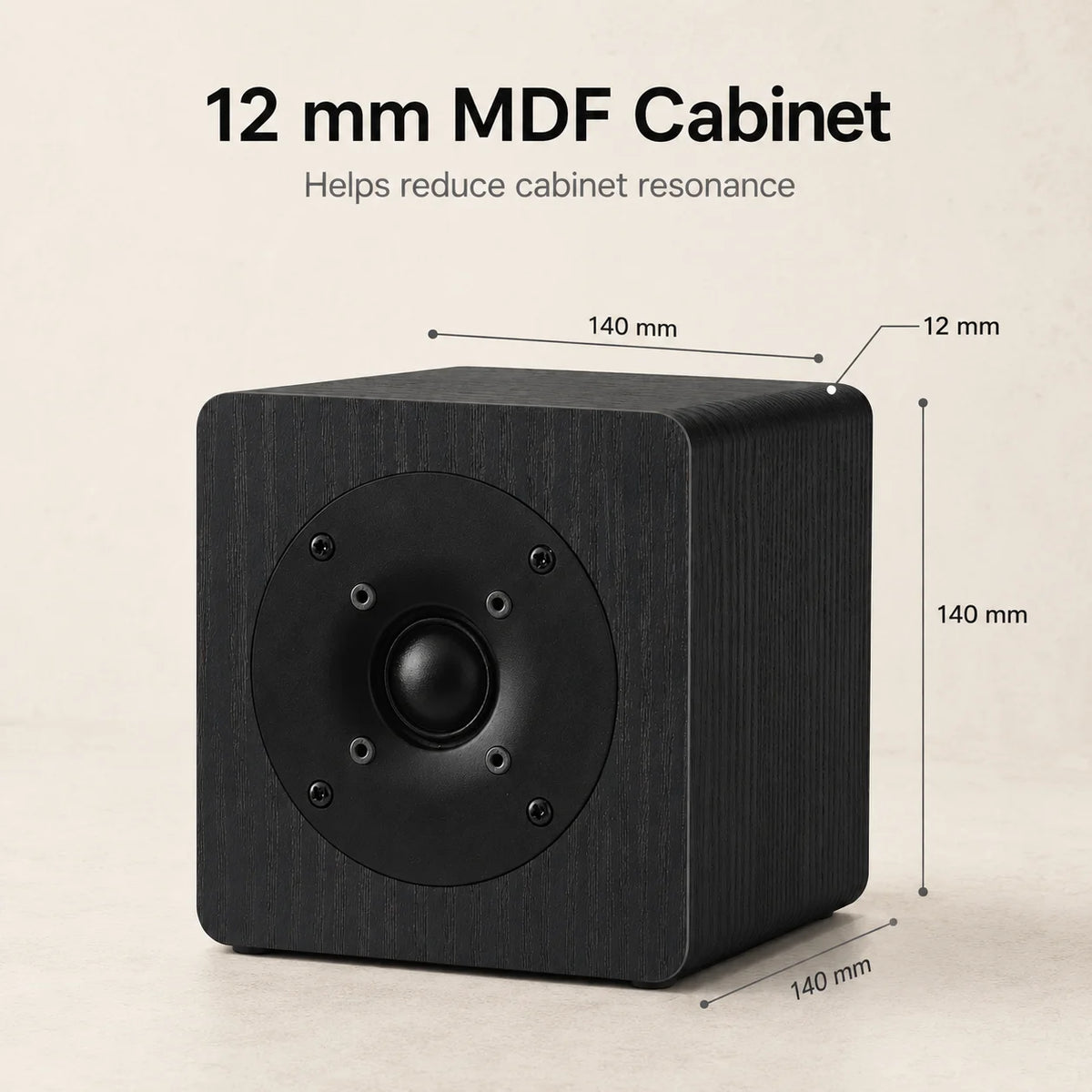 T1 Super Tweeter Speaker 4 Inch Silk Dome Driver Speakers 25KHz Response Sealed Cabinet For HiFi Sound System Audio Enhancement