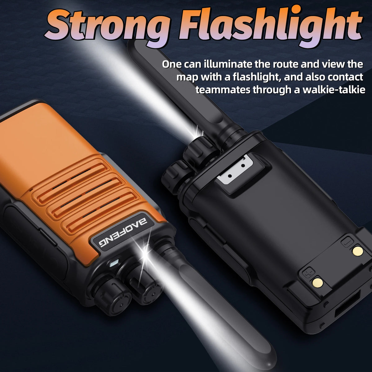 2PCS Baofeng BF-V8 Mini Walkie Talkie PMR Legal Frequency Wireless Copy VOX Portable Two Way Radio For Outdoor Camping Hiking