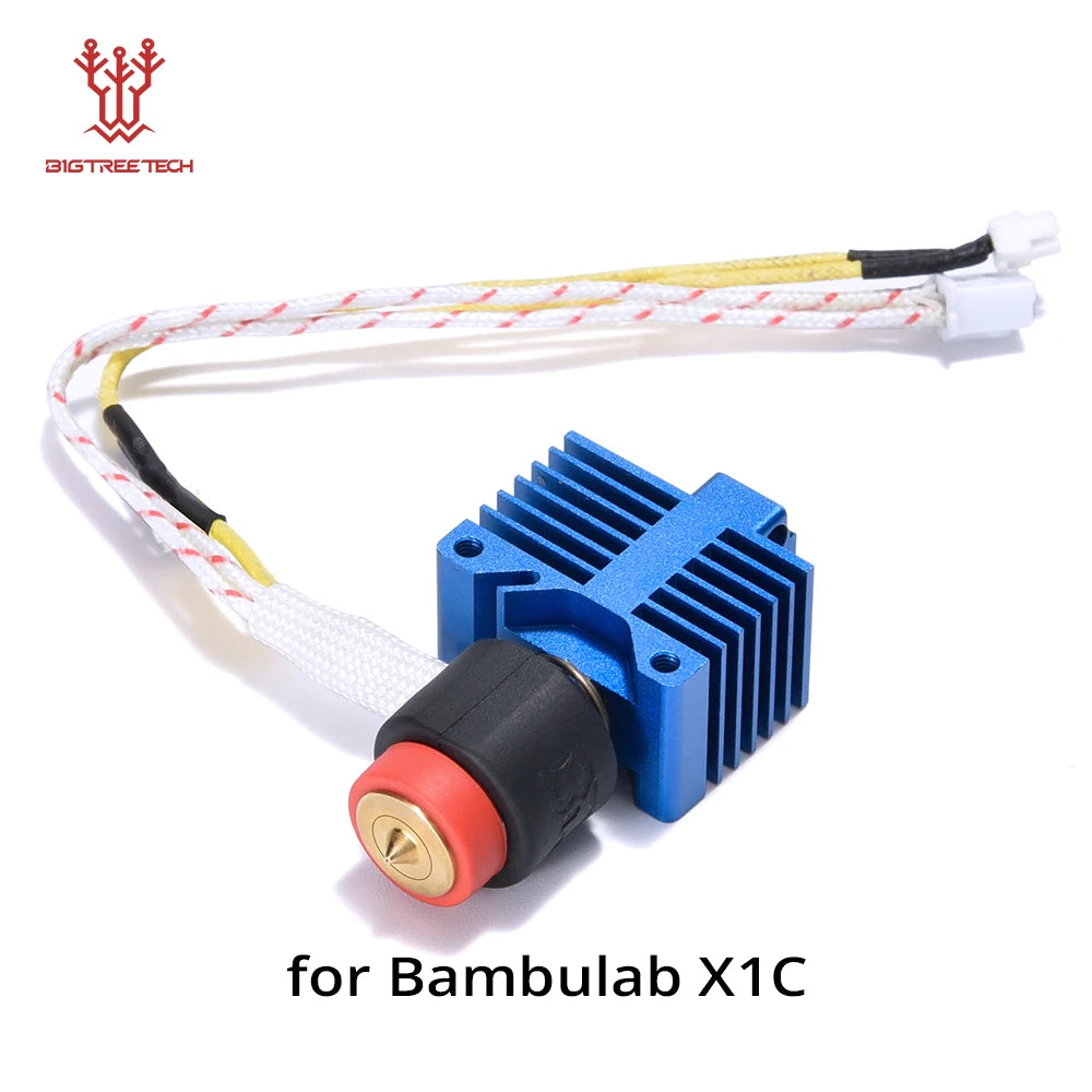 BIGTREETECH Panda revo P1 X1 Hotend E3D Brass V6 Nozzle High Flow 60W ceramic heater Compatible original Bambu P1 X1C 3D Printer