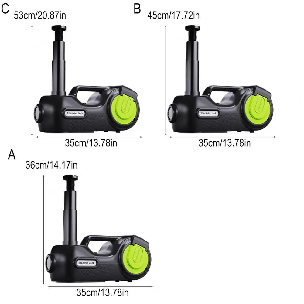Electric Hydraulic Jack, Portable Car Emergency Tool Kit With Window-Breaking Hammer, Multi-function Emergency Escape Tools