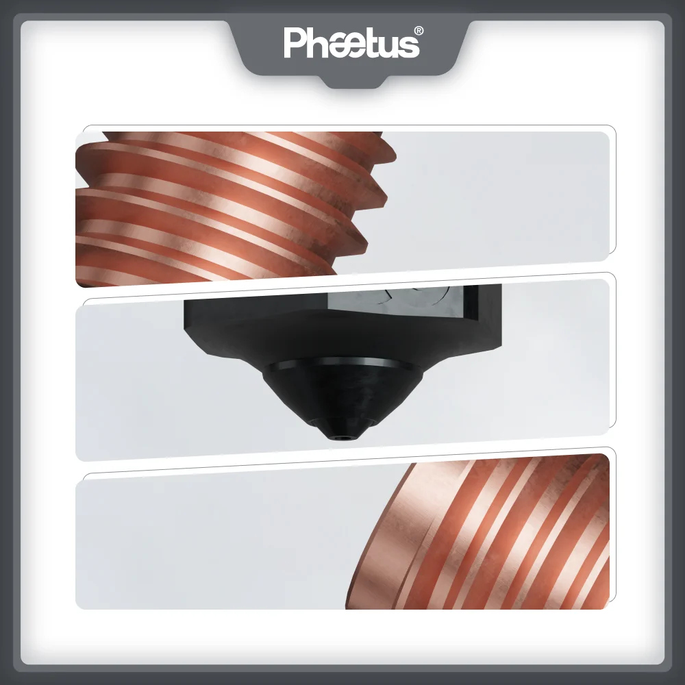 Phaetus Silicon Carbide V6 Nozzle Durable Reduce Stick For 3D Printer Accessories Nozzles M6 Prusa Voron VzBoT Hotend
