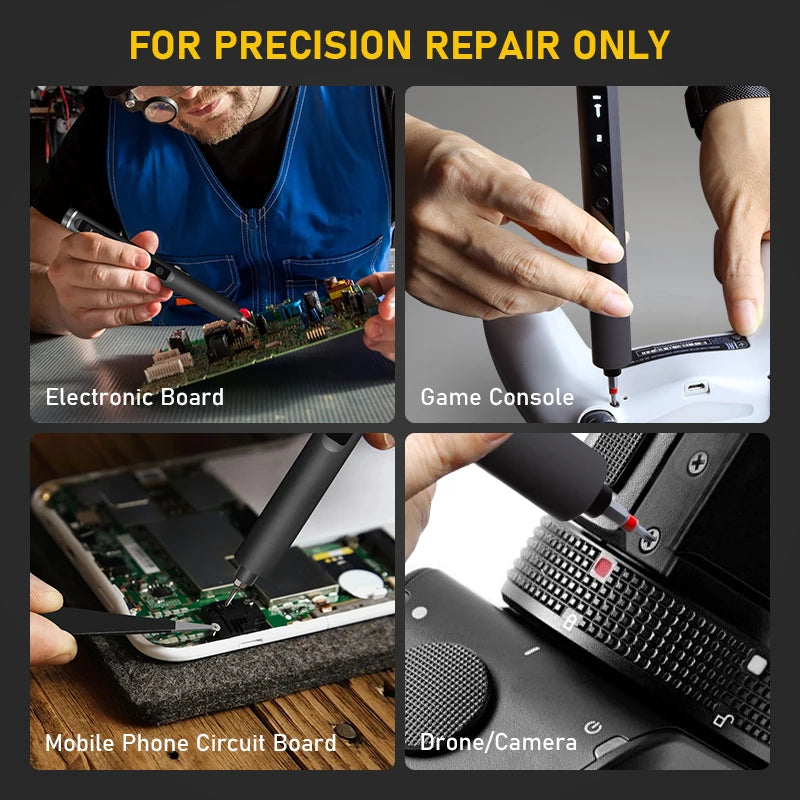 Glacok S6 MAX 5-Speed Torque Precision Electric Screwdriver Set DIY 3.7V Rechargeable Screwdriver iPhone Disassembly Repair Tool