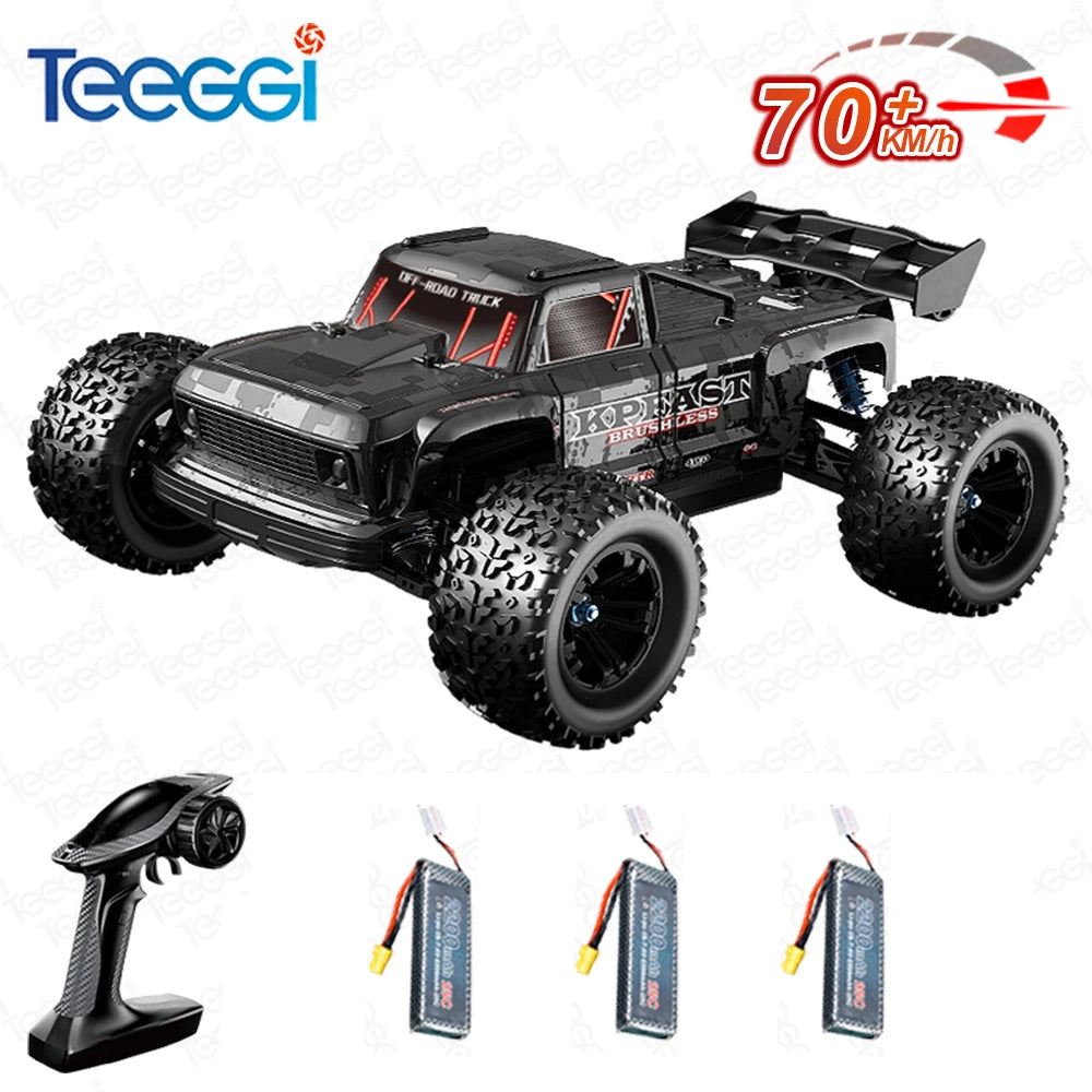 KF16 1:12 High Speed Drift Racing 70KM/H Brushless Motor 4WD 3S 3200mah RC Off Road Car Monster Trucks Toys for For Kids Gifts