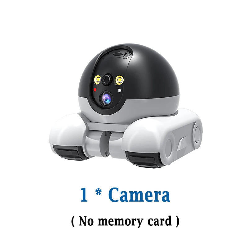 Pet Camera Robot Companion Monitor WiFi Robot APP Remote Control for Dogs Cats Baby Monitor 2-Way Talk, Night Vision Movable