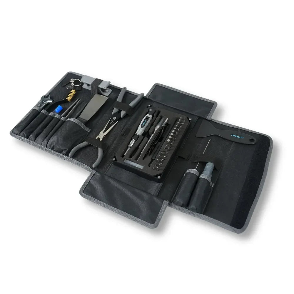 Creality 74Pcs 3D Printer Tool Kit Bag Pro for 3D Print Removing Repairing Filament Cutting Cleaning Needles Nose Plier